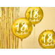 Helium Ballon 18Th Birthday Goud Leeg 45cm Helium Ballon 18Th Birthday Goud Leeg 45cm