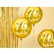 Helium Ballon 70Th Birthday Goud Leeg 45cm Helium Ballon 70Th Birthday Goud Leeg 45cm