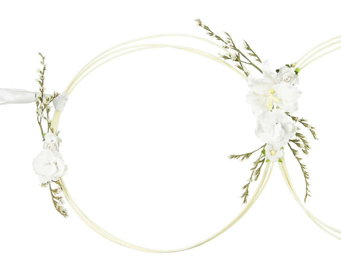 Autodecoratie Bruiloft Wit Partywinkel