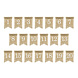 Tafelnummers Jute 10,5cm 20st Tafelnummers Jute 10,5cm 20st