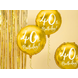 Helium Ballon 40Th Birthday Goud Leeg 45cm Helium Ballon 40Th Birthday Goud Leeg 45cm