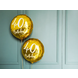 Helium Ballon 40Th Birthday Goud Leeg 45cm Helium Ballon 40Th Birthday Goud Leeg 45cm