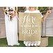 Banner Here Comes The Bride 51cm Banner Here Comes The Bride 51cm