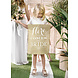 Banner Here Comes The Bride 51cm Banner Here Comes The Bride 51cm