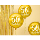 Helium Ballon 50Th Birthday Goud Leeg 45cm Helium Ballon 50Th Birthday Goud Leeg 45cm