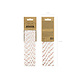 Papieren Rietjes Rose Gouden Hartjes 19,5cm 10st Papieren Rietjes Rose Gouden Hartjes 19,5cm 10st