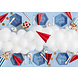 Borden Happy B'Day Blauw 20cm 6st Borden Happy B'Day Blauw 20cm 6st