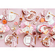 Borden Piemel Rose Goud 26,5cm 6st Borden Piemel Rose Goud 26,5cm 6st