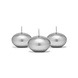 Drijfkaarsen Zilver 4cm 50st Drijfkaarsen Zilver 4cm 50st