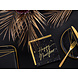 Happy New Year Servetten Zwart 33cm 20st Happy New Year Servetten Zwart 33cm 20st