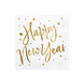 Happy New Year Servetten Wit 33cm 20st Happy New Year Servetten Wit 33cm 20st