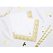 Communie Servetten Kruis Goud 33cm 20st Communie Servetten Kruis Goud 33cm 20st