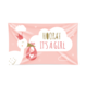 Gevelvlag New Born Baby Girl 1,5m Gevelvlag New Born Baby Girl 1,5m