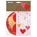 Hartjes Hangdecoratie 85cm 3st Hartjes Hangdecoratie 85cm 3st
