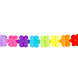 Bloemenslinger Papier 4m Bloemenslinger Papier 4m