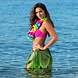 Hawaii Rokje Bananenblad 40cm Hawaii Rokje Bananenblad 40cm