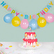 Happy Birthday Letterslinger Gekleurd 1,5m Happy Birthday Letterslinger Gekleurd 1,5m