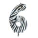Folie Ballon Cijfer 6 Zebra XL 86cm leeg Folie Ballon Cijfer 6 Zebra XL 86cm leeg
