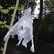 Halloween Skelet Op Zijn Kop 140cm Halloween Skelet Op Zijn Kop 140cm