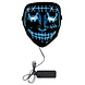 Halloween Led-Masker Killer Smile Blauw Halloween Led-Masker Killer Smile Blauw