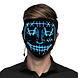 Halloween Led-Masker Killer Smile Blauw Halloween Led-Masker Killer Smile Blauw