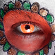 Halloween Maandlenzen Uv Flash Oranje Halloween Maandlenzen Uv Flash Oranje