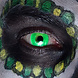 Halloween Maandlenzen Uv Flash Groen Halloween Maandlenzen Uv Flash Groen