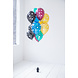 Gekleurde Ballonnen Metallic Sterren 30cm 12st Gekleurde Ballonnen Metallic Sterren 30cm 12st