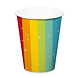Happy Birthday Bekers Regenboog Confetti 250ml 6st Happy Birthday Bekers Regenboog Confetti 250ml 6st