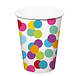Happy Birthday Bekers Regenboog Confetti 250ml 6st Happy Birthday Bekers Regenboog Confetti 250ml 6st