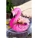 Opblaas Flamingo Bekerhouders 25cm 2st Opblaas Flamingo Bekerhouders 25cm 2st