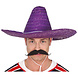 Sombrero Paars Stro 50cm Sombrero Paars Stro 50cm