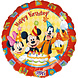 Mickey Mouse Helium Ballon Happy Birthday 43cm leeg Mickey Mouse Helium Ballon Happy Birthday 43cm leeg