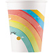 Bekers Regenboog 200ml 8st Bekers Regenboog 200ml 8st