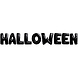 Ballonnen Letter Set Halloween Zwart 40cm Ballonnen Letter Set Halloween Zwart 40cm