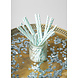 Papieren Rietjes Baby Blauw Gestreept 19,7cm 20st Papieren Rietjes Baby Blauw Gestreept 19,7cm 20st