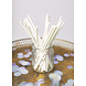 Papieren Witte Rietjes 19,7cm 20st Papieren Witte Rietjes 19,7cm 20st