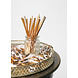 Papieren Rose Gouden Metallic Rietjes 19,7cm 20st Papieren Rose Gouden Metallic Rietjes 19,7cm 20st