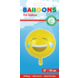 Helium Ballon Emoji Lach 45cm leeg Helium Ballon Emoji Lach 45cm leeg
