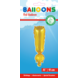 Folie Ballon Uitroepteken ! Goud 41cm met Rietje Folie Ballon Uitroepteken ! Goud 41cm met Rietje