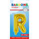 Folie Ballon Letter R Goud 41cm met Rietje Folie Ballon Letter R Goud 41cm met Rietje