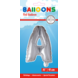 Folie Ballon Letter A Zilver 41cm met Rietje Folie Ballon Letter A Zilver 41cm met Rietje