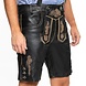 Lederhose Leer Kort Zwart en Riem Lederhose Leer Kort Zwart en Riem