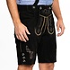 Lederhose Leer Kort Zwart en Bretels Lederhose Leer Kort Zwart en Bretels
