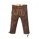 Lederhose Leer Lang Donkerbruin en Bretels Lederhose Leer Lang Donkerbruin en Bretels