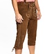 Lederhose Leer Lang Donkerbruin en Bretels Lederhose Leer Lang Donkerbruin en Bretels