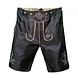 Lederhose Kort Zwart en Bretels Lederhose Kort Zwart en Bretels