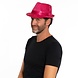 Glitter Hoed Fuchsia Glitter Hoed Fuchsia