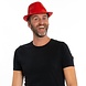 Glitter Hoed Rood Glitter Hoed Rood