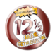 Button 12,5 Jaar Getrouwd Verkeersbord 10,2cm Button 12,5 Jaar Getrouwd Verkeersbord 10,2cm